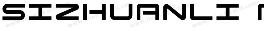 Sizhuanli Regular字体转换